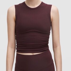 Lululemon - All it takes ribbed twist back tank top size 8